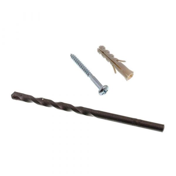 Kit Prático Alvenaria com Broca, Parafuso e Bucha 7mm Bemfixa