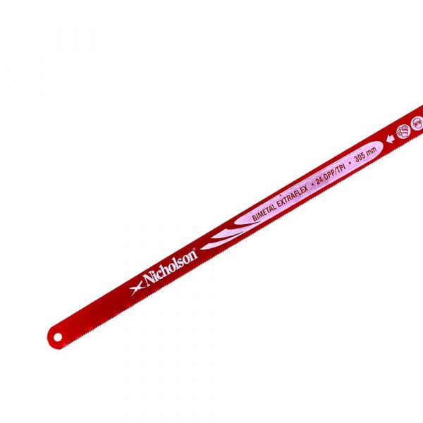 Lâmina De Serra Manual Extra-Flex Bimetal 12” 24 Dentes Nicholson