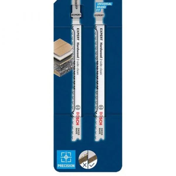 Lâmina para Serra Tito Tico Madeira Expert Hardwood Clean T308BFP com 2 Peças Bosch