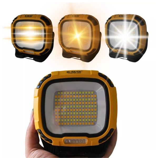 Refletor De Led Multifuncional Portátil Recarregável Bm-8526 B-MAX