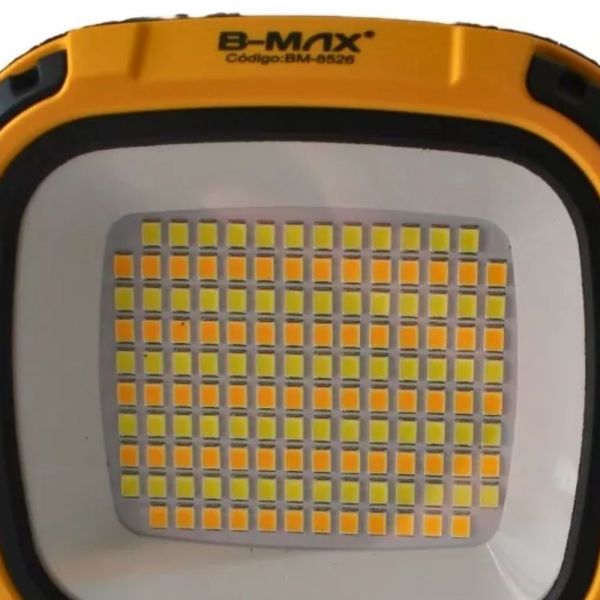 Refletor De Led Multifuncional Portátil Recarregável Bm-8526 B-MAX