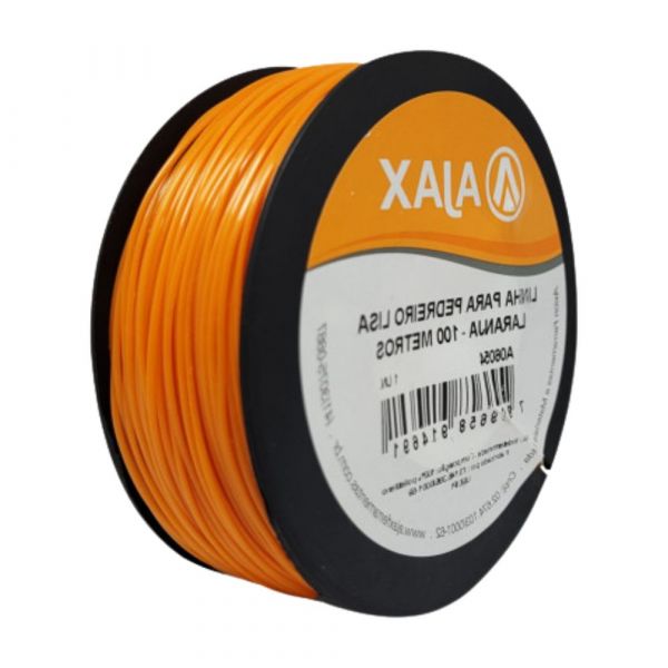 Linha para Pedreiro 100 Metros Laranja Lisa Ajax