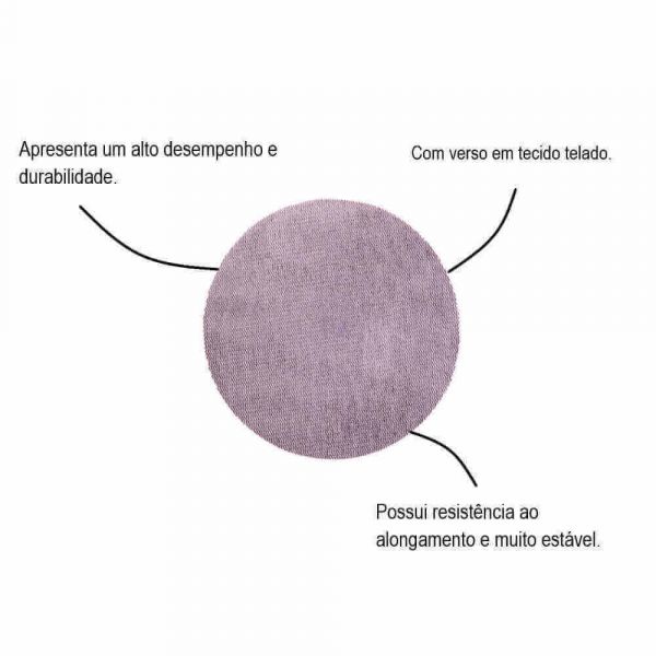 Lixa Disco Abrasivo Telado 220mm Grão 180 Atlas