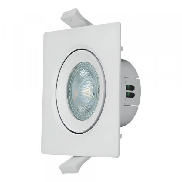 Luminária Spot Led Quadrado Branca 4W 4000K G-Light