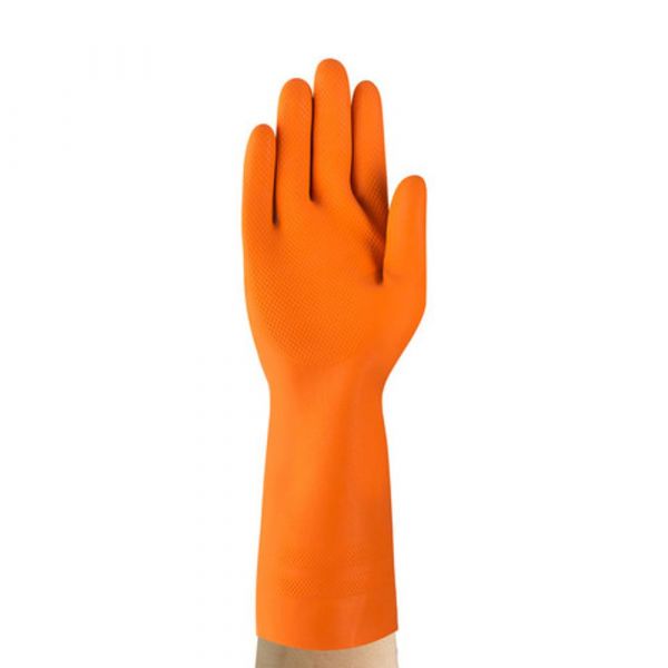 Luva Alphatec 87-208 Laranja Tamanho 9 Ansell