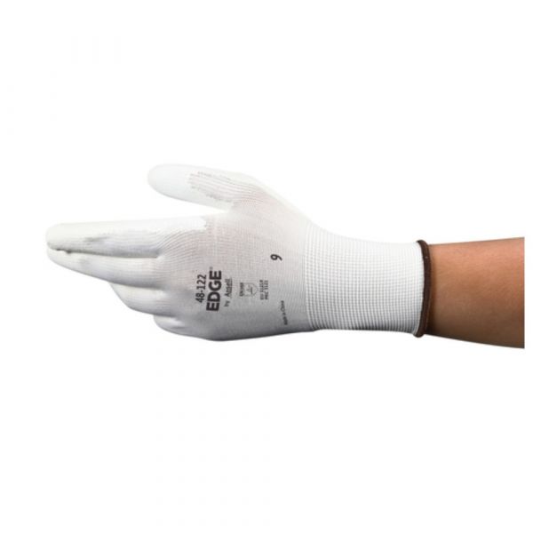 Luva Branca Edge 48-122 Tamanho 8 Ansell