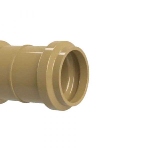 Luva de Correr PVC PBA Junta Elástica DN100/DE110 sem Anel Asperbras