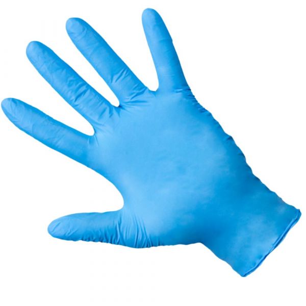 Luva de Segurança Nitrisensi Soft Azul Caixa 100 Unidades 10/XG Kalipso