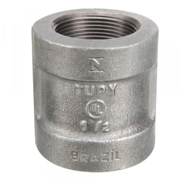 Luva Galvanizada 1/2 Pol. 300 PSI NPT Tupy
