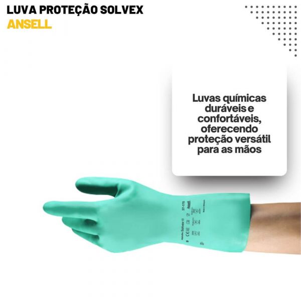 Luva Proteção Alphatec Solvex 37-175 Ansell