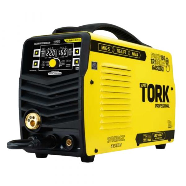 Máquina Inversora Trisolda 160A 5Kg MIG TIG MMA Tork