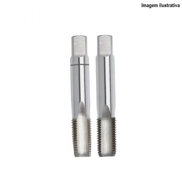 Macho Manual Aço Cromo MF10X1 2 Peças Hansactenica