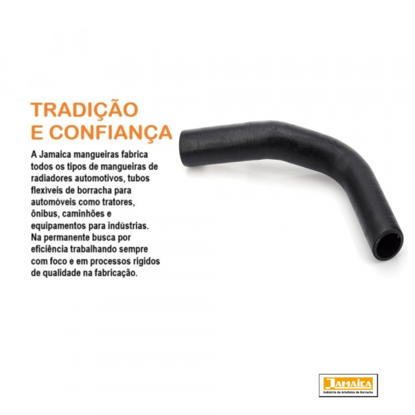 Mangueira Moldável Superior para Radiador Omega/Suprema 4.1 6CIL 1995/98 Jamaica