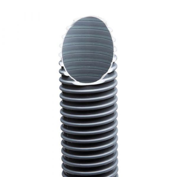 1 Metro Mangueira Vácuo Ar 8” Leve Cinza Ibirá