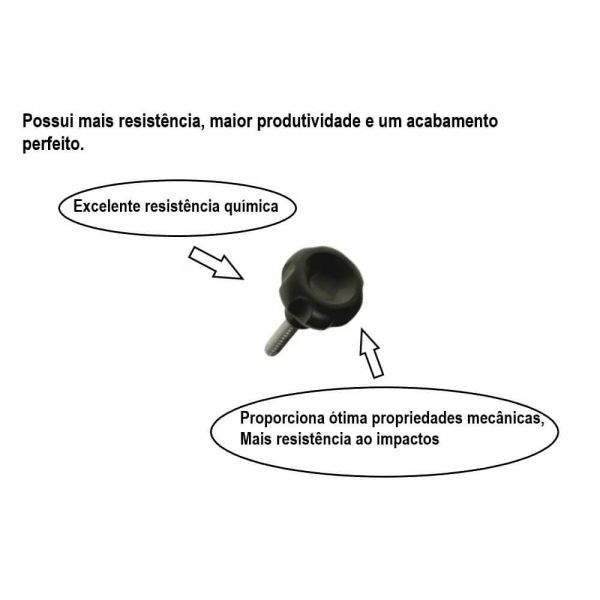 Manipulo 45mm M8X25mm Completa
