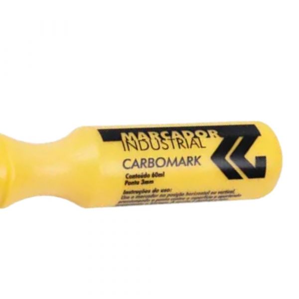 Marcador Industrial Amarelo 60ml Carbografite