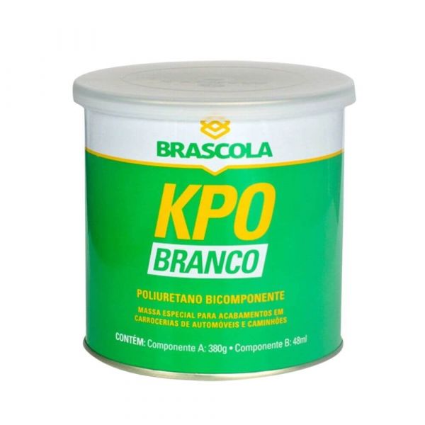 Massa Plástica Brascoved KPO Branco com Catalisador 440g Brascola