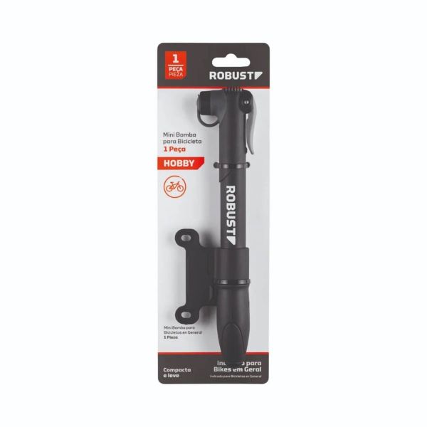 Mini Bomba Para Pneu De Bicicleta Robust S99802001