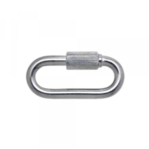 Mosquetão Trava Roscada Inox 8mm Carbografite