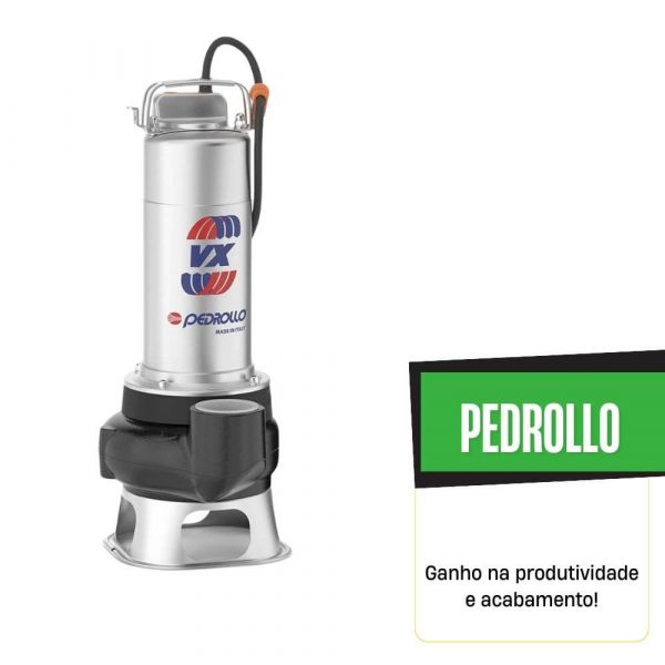 Motobomba 1,5cv Submersível VX-MF 10/50 380V Pedrollo