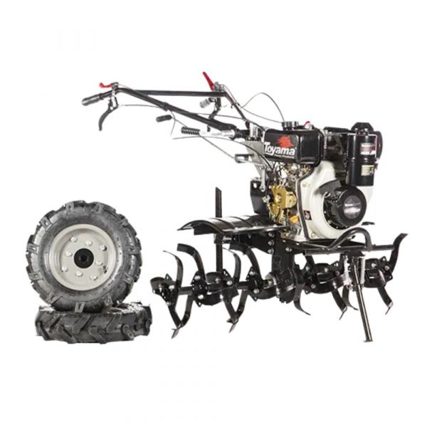 Motocultivador Á Diesel 5HP com Rodas TDT100R-XP Toyama