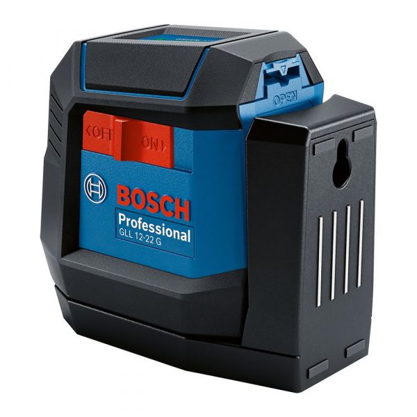 Nível a Laser GLL 12-22G LI Linhas Verdes Cruzadas 12m com Bateria Bosch