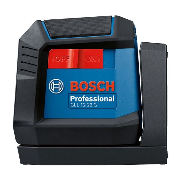 Nível a Laser GLL 12-22G LI Linhas Verdes Cruzadas 12m com Bateria Bosch