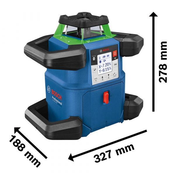 Nível a Laser Rotativo GRL 650 CHVG, 650m, em Maleta Bosch