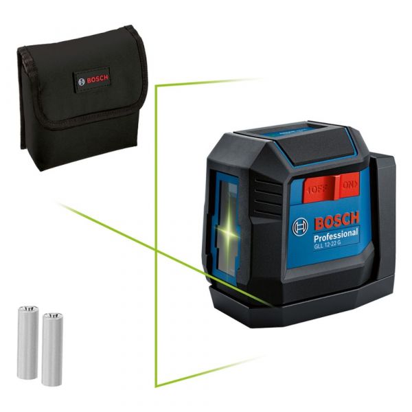 Nível a Laser Verde GLL 12-22 G, 12m Suporte Giratório Bosch
