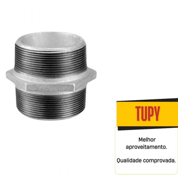 Niple Duplo Galvanizado 1/4