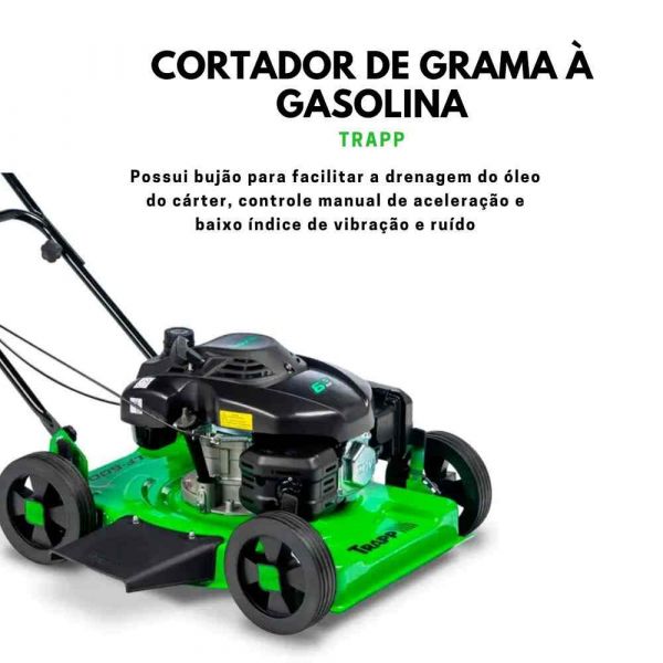 Cortador de Grama à Gasolina MC-600 LF-190CC 6.5 Trapp