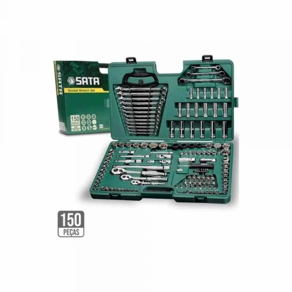 Jogo de Ferramentas com 150 Peças ST09510L Sata