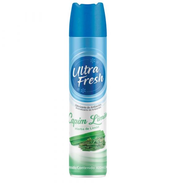 Odorizador Ultra Fresh 400ml Capim Limão Chemicolor