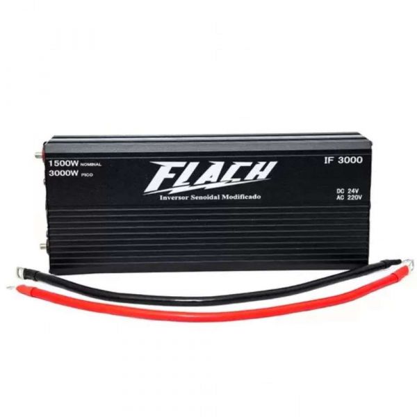 Inversor de tensão 24/220V 1.500W N IF3000 Flach