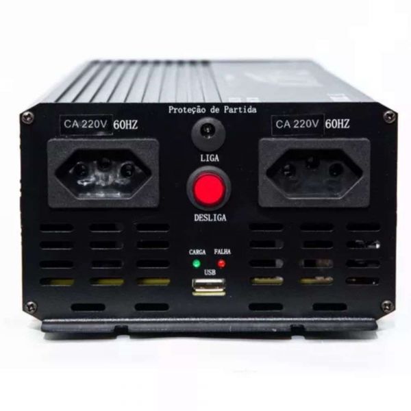Inversor de tensão 24/220V 1.500W N IF3000 Flach