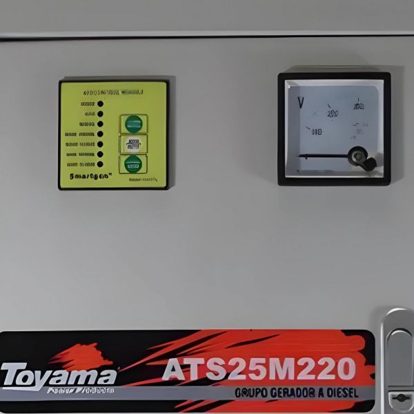 Painel de Transferência ATS Trifásico 380V para Gerador ATS25T380 Toyama