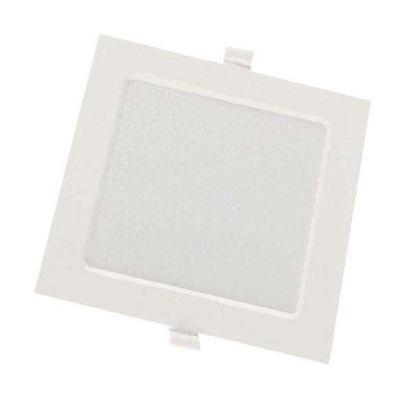 Painel de Embutir Backlight 18V 3000K Led Quadrado Autovolt Luz Amarela G-Light