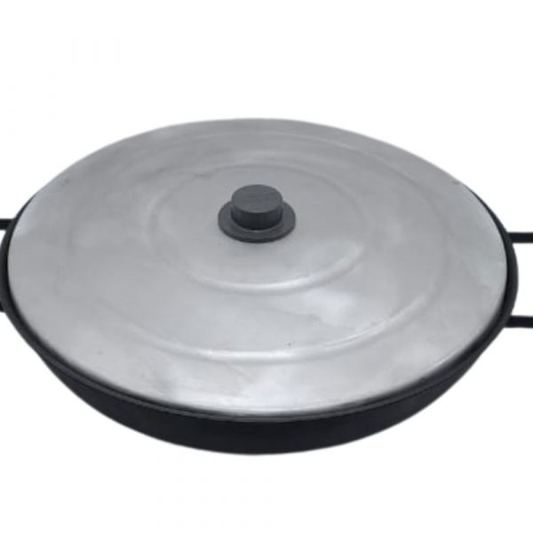 Panela Redonda Fogareiro 40cm com Tampa Malta