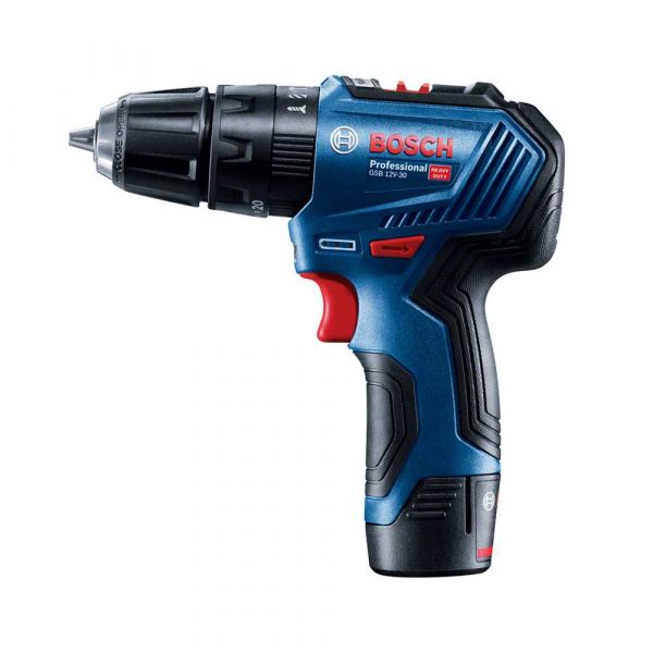 Parafusadeira Furadeira Bosch GSB 12V-30 Brushless 12V 2 baterias e maleta