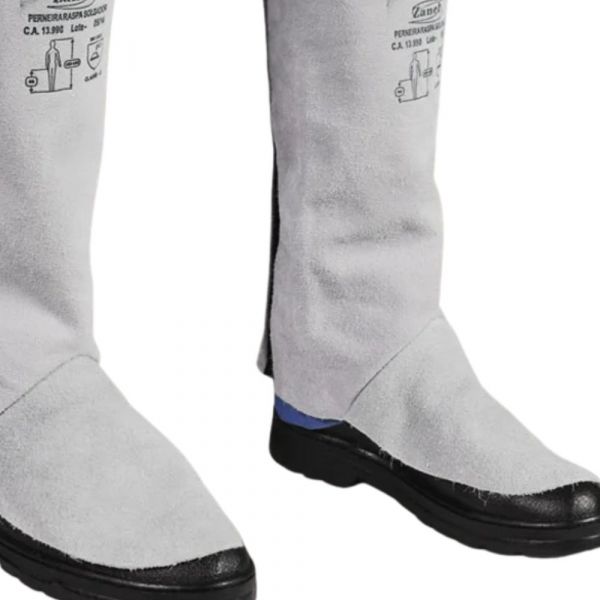 Perneira de Raspa para Soldador com Velcro Zanel