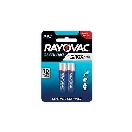 Pilha Alcalina  AA 2und Rayovac
