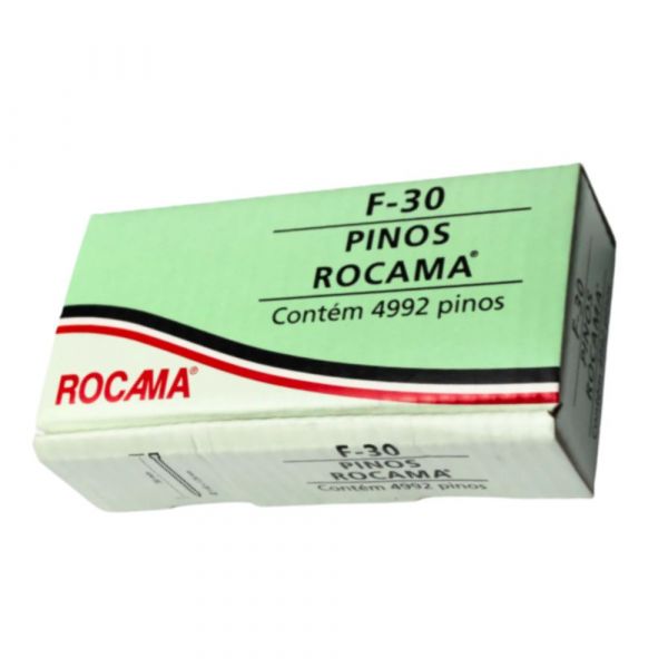 Pinos com Cabeça F-30 Caixa com 4992 Unidades Rocama