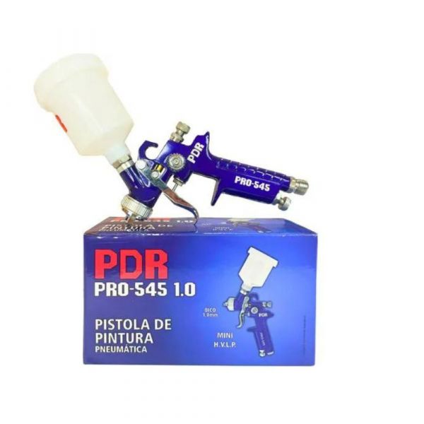 Pistola De Pintura Gravidade 125ml HVLP B 1mm PRO 545 Berliner
