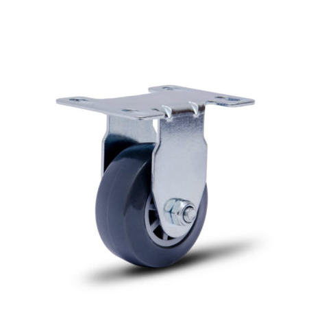 Rodizio 210 Placa Fixo Com Roda PVC 45kg