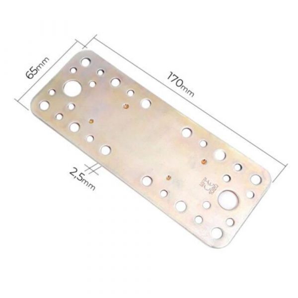 Placa Junção Pesada 65 x 170 x 2,5mm Minubras