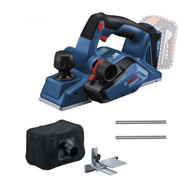 Plaina à Bateria GHO 185-LI 18V Brushless sem Bateria com 1 Lâmina Bosch