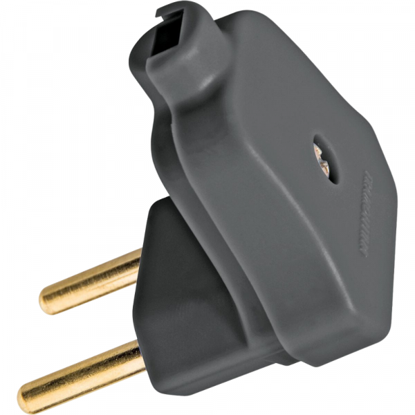 Plug Macho Angular 2P 10A Preto Tramontina