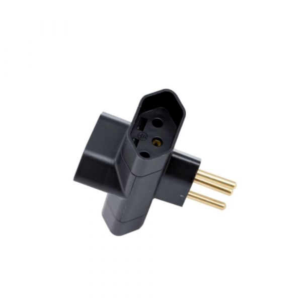 Plugue T 2p + T 10 Amperes 250 Volts Preto 57400181 Tramontina