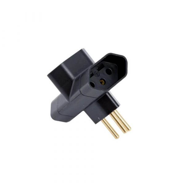 Plugue T 2p + T 10 Amperes 250 Volts Preto 57400181 Tramontina