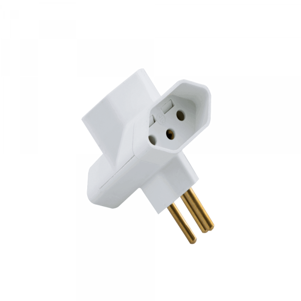 Plugue T 2P+T 250 V 10 A Branco Tramontina